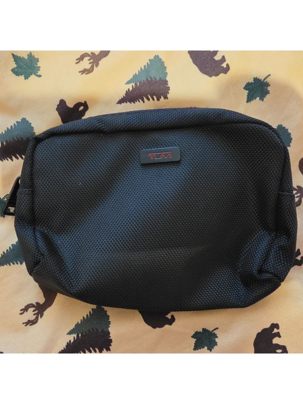 Tumi For Delta Black Toiletry Bags Travel Organizer Pouch Storage Casual
